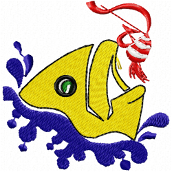 Fishes Embroidery Design 11 Fishes Embroidery Design 11